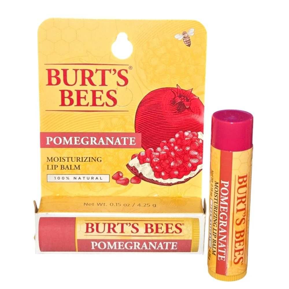 Burt's Bees NWT 4 Piece Skin Care Bundle Hand Salve & Variety of 3 Lip Balms NEW